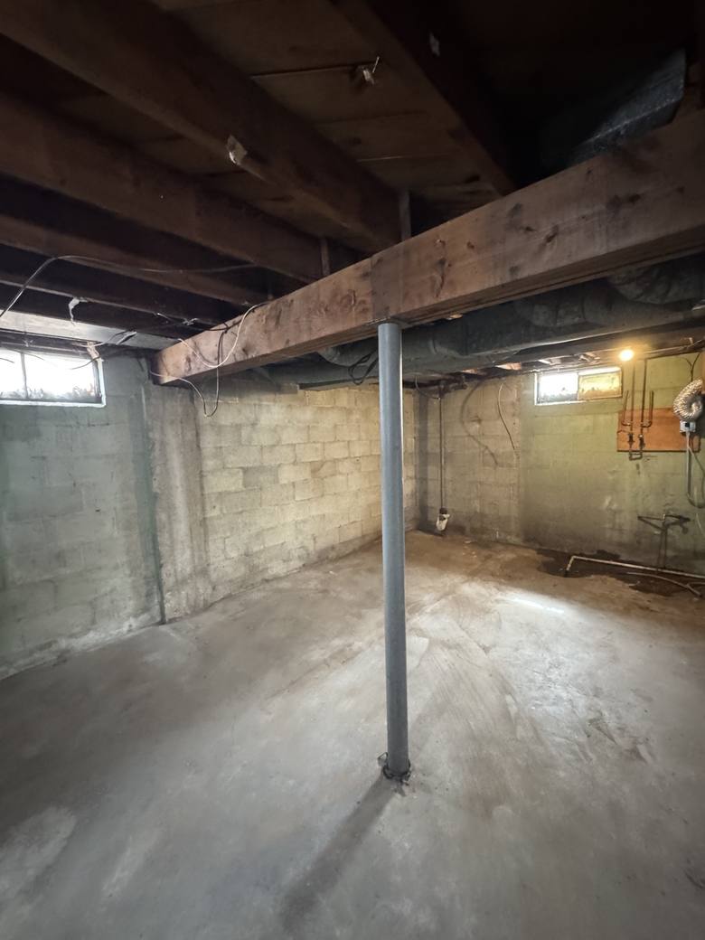 Basement tear-out after
