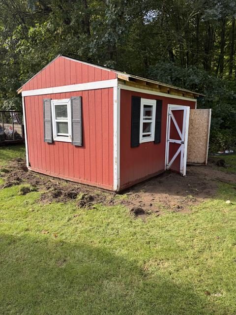 Shed tear-down before